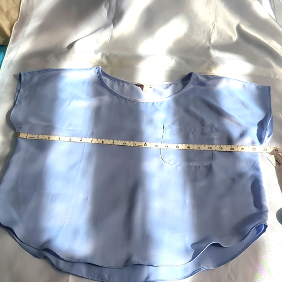 NWT Mother's Day Women's 2-Pc Crepe de Chine Short-Sleeve Pajama lounge Set blue - Picture 17 of 17